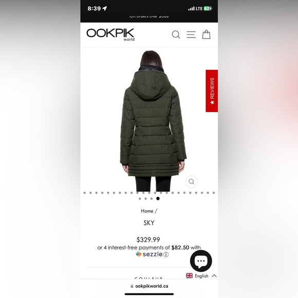 OOKPIK Sky Winter Jacket - Picture 4 of 6